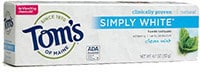 Tom’s of Maine Simply White Natural Toothpaste
